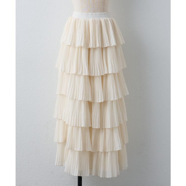 シフォンプリーツティアードスカート | RMAF　NICE CLAUP / OLIVE des OLIVE | 詳細画像36 