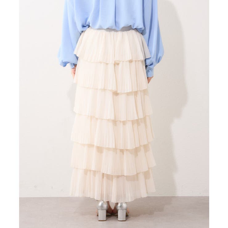 シフォンプリーツティアードスカート | RMAF　NICE CLAUP / OLIVE des OLIVE | 詳細画像41 