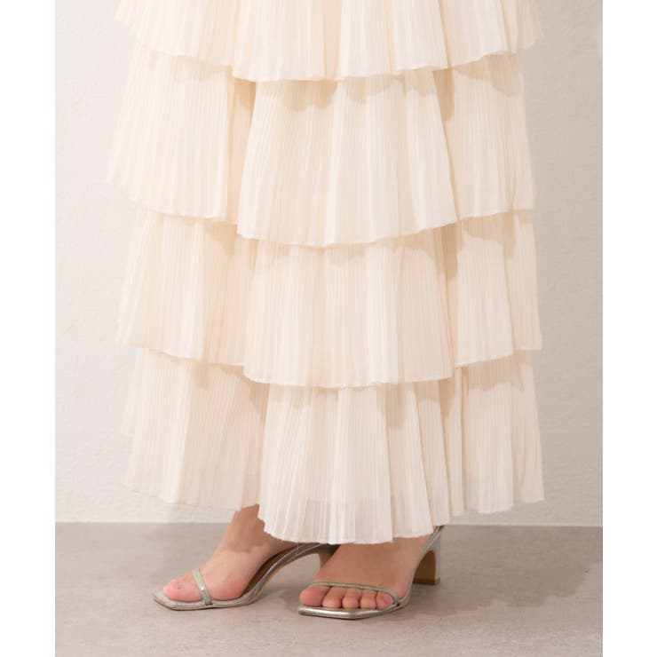 シフォンプリーツティアードスカート | RMAF　NICE CLAUP / OLIVE des OLIVE | 詳細画像43 