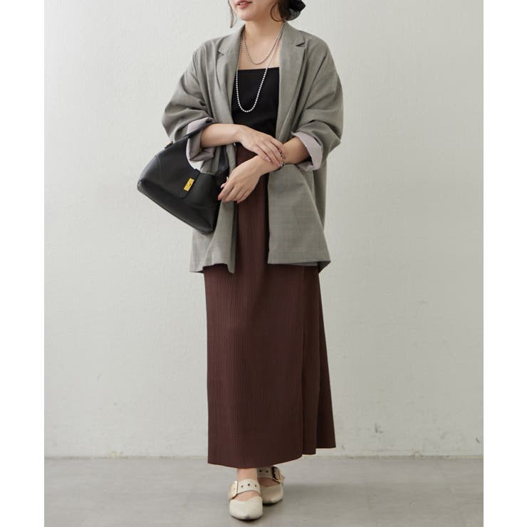 リブナロースカート | RMAF　NICE CLAUP / OLIVE des OLIVE | 詳細画像17 