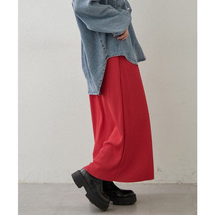 リブナロースカート | RMAF　NICE CLAUP / OLIVE des OLIVE | 詳細画像20 