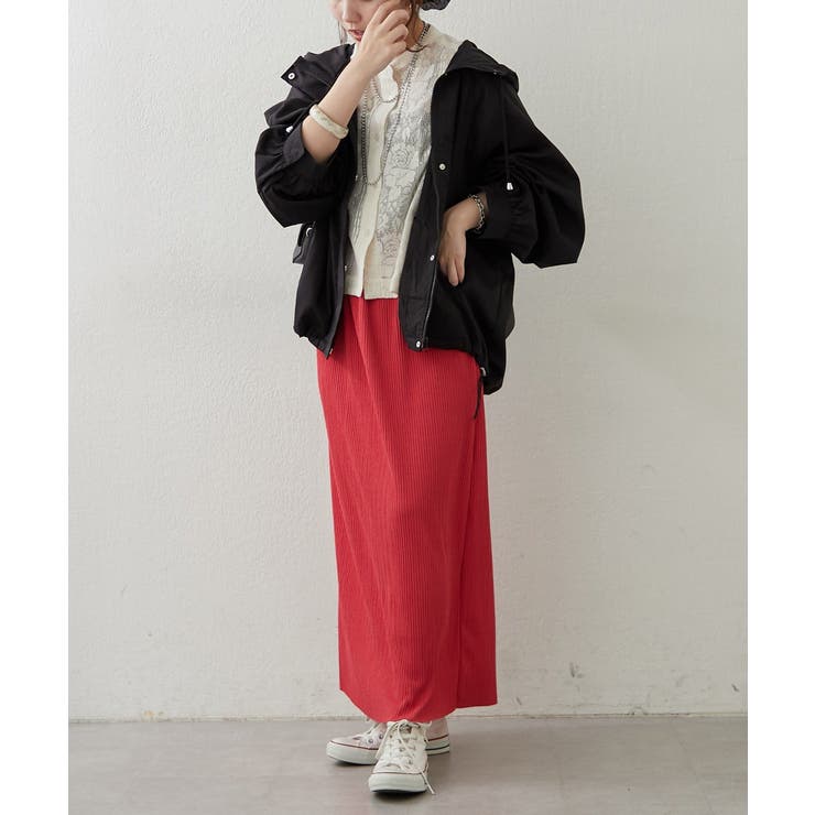 リブナロースカート | RMAF　NICE CLAUP / OLIVE des OLIVE | 詳細画像23 