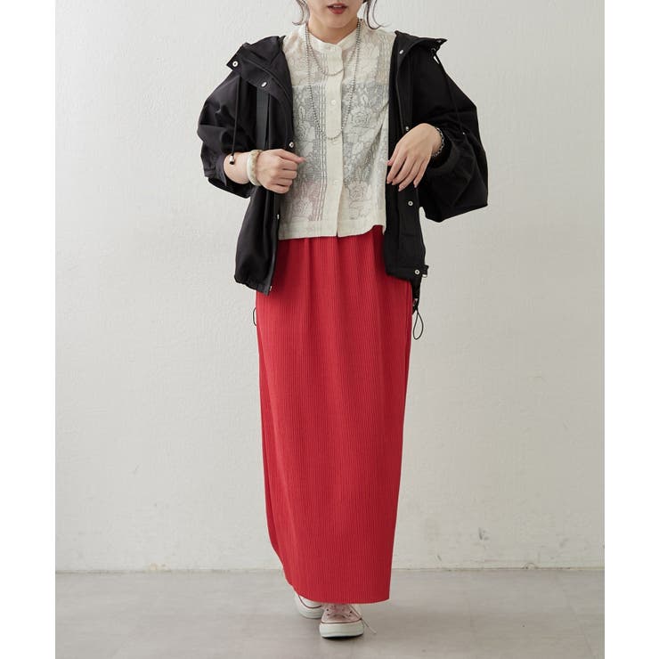 リブナロースカート | RMAF　NICE CLAUP / OLIVE des OLIVE | 詳細画像25 