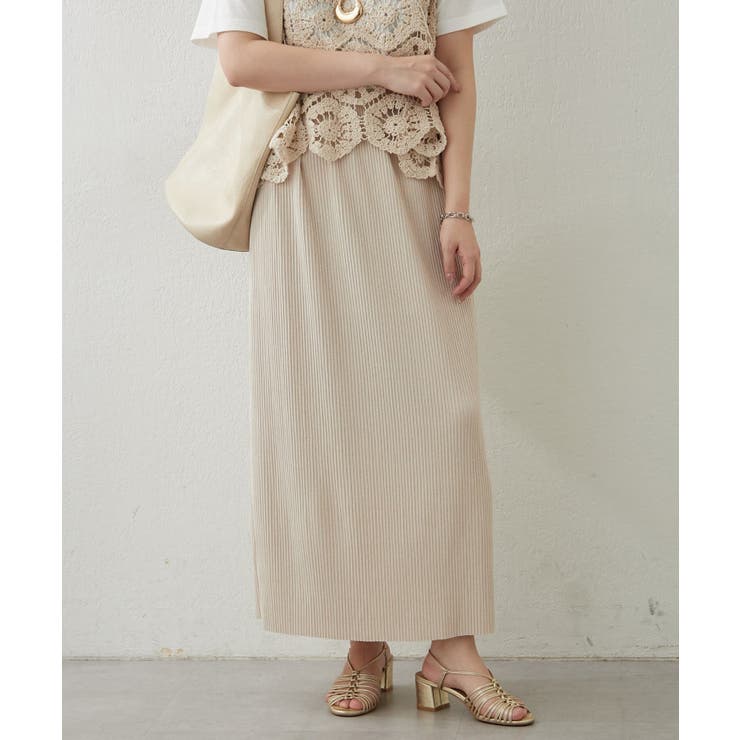 リブナロースカート | RMAF　NICE CLAUP / OLIVE des OLIVE | 詳細画像2 