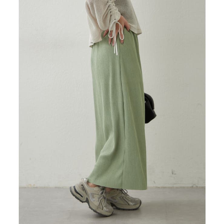 ミント | リブナロースカート | RMAF　NICE CLAUP / OLIVE des OLIVE