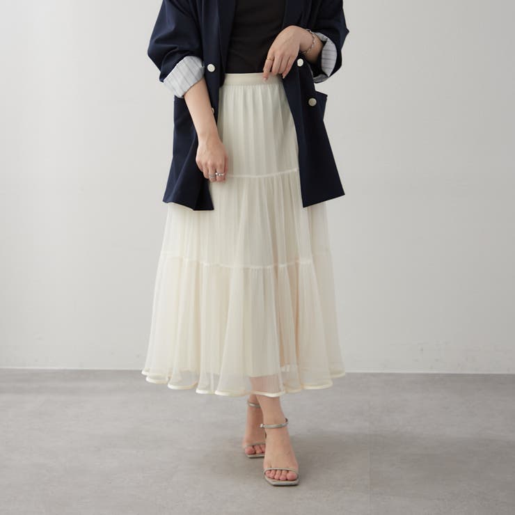 キラキラチュールスカート | RMAF　NICE CLAUP / OLIVE des OLIVE | 詳細画像3 