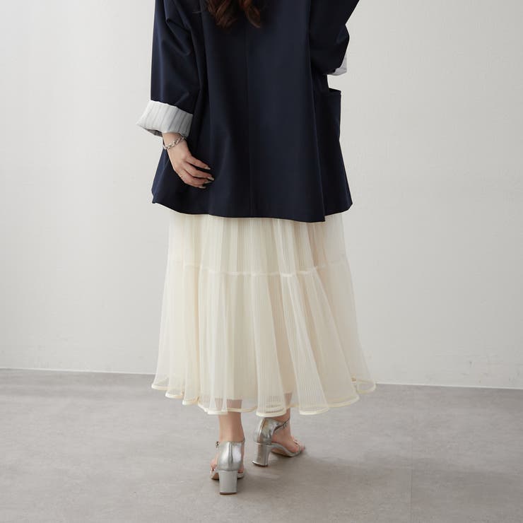 キラキラチュールスカート | RMAF　NICE CLAUP / OLIVE des OLIVE | 詳細画像5 