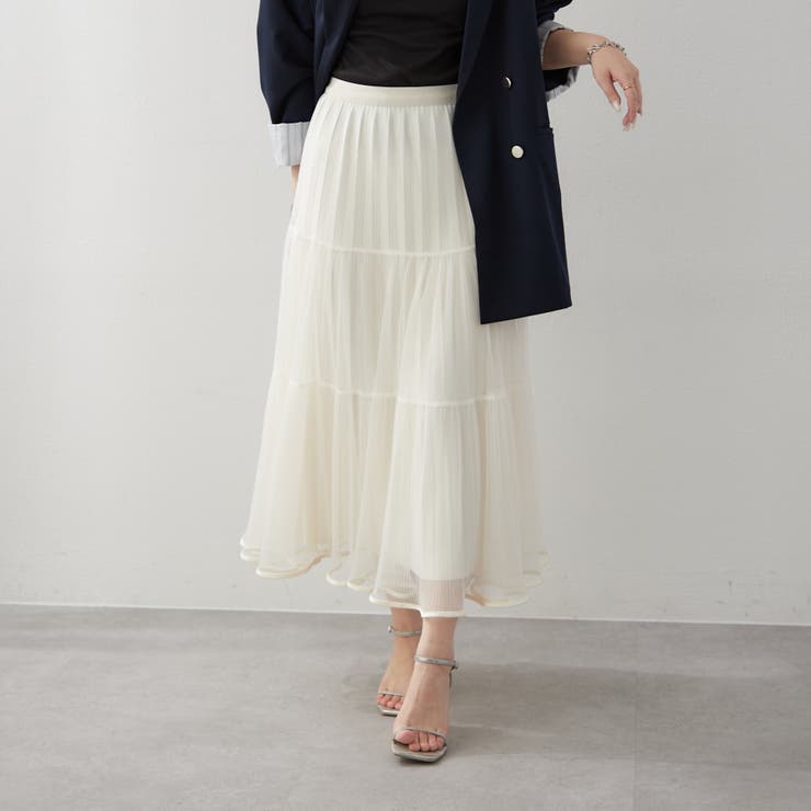 キラキラチュールスカート | RMAF　NICE CLAUP / OLIVE des OLIVE | 詳細画像7 