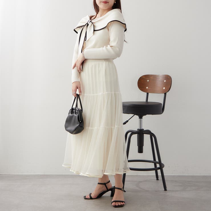 キラキラチュールスカート | RMAF　NICE CLAUP / OLIVE des OLIVE | 詳細画像14 