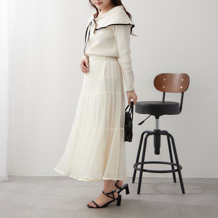 キラキラチュールスカート | RMAF　NICE CLAUP / OLIVE des OLIVE | 詳細画像15 