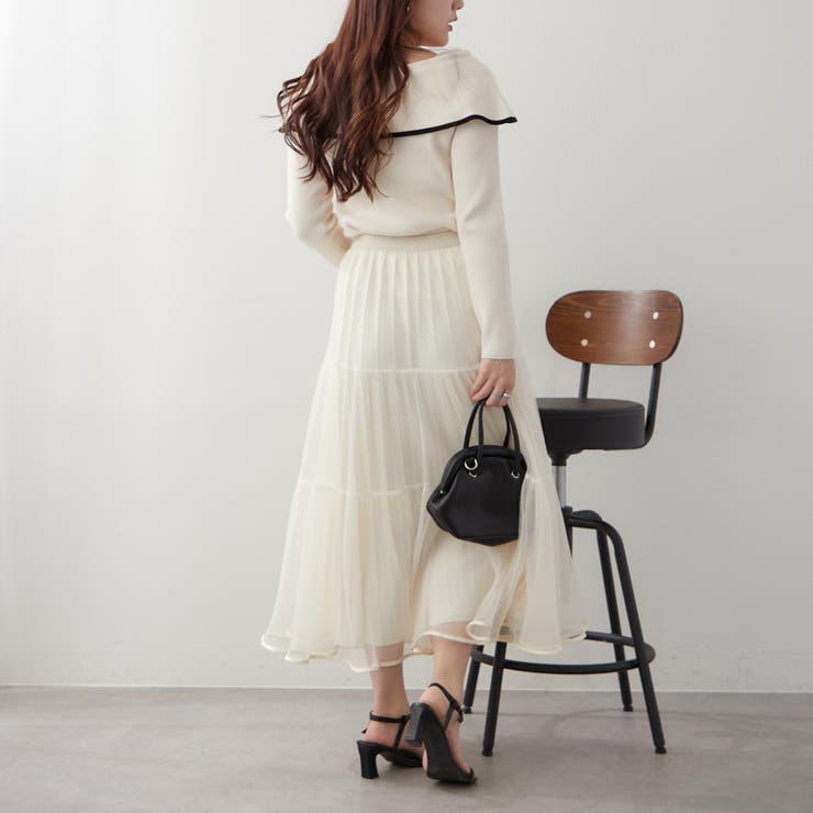 キラキラチュールスカート | RMAF　NICE CLAUP / OLIVE des OLIVE | 詳細画像16 