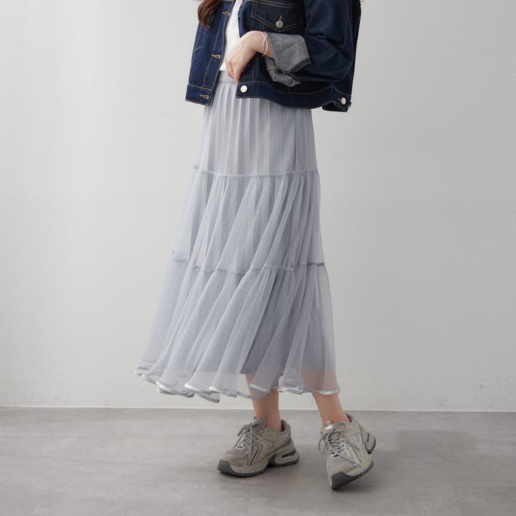 キラキラチュールスカート | RMAF　NICE CLAUP / OLIVE des OLIVE | 詳細画像19 