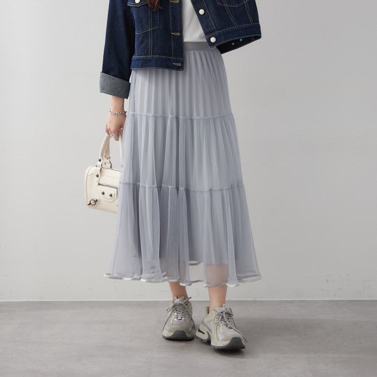 キラキラチュールスカート | RMAF　NICE CLAUP / OLIVE des OLIVE | 詳細画像20 