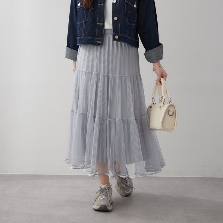 キラキラチュールスカート | RMAF　NICE CLAUP / OLIVE des OLIVE | 詳細画像24 