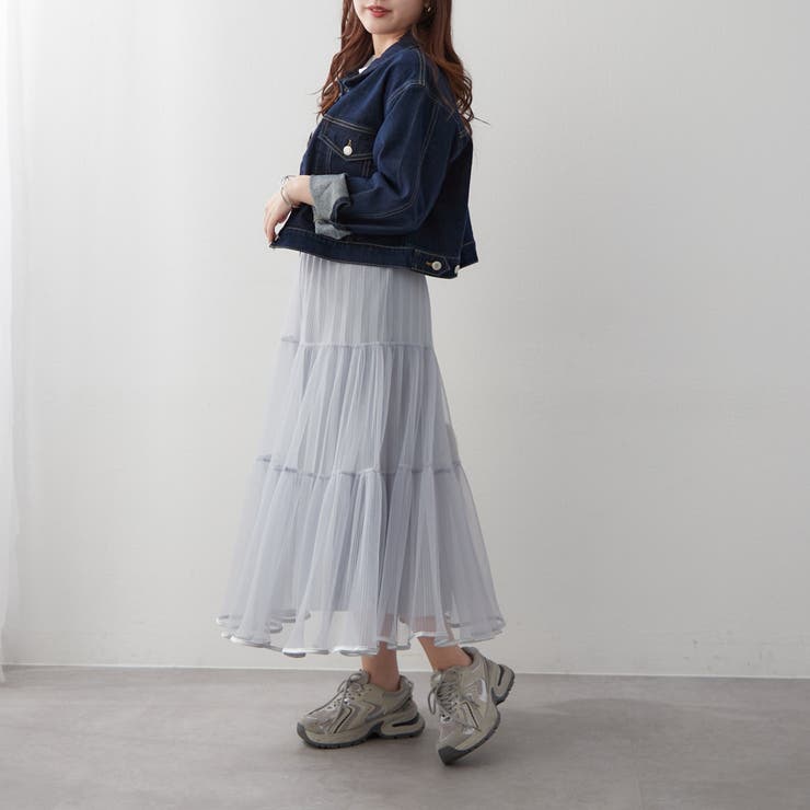 キラキラチュールスカート | RMAF　NICE CLAUP / OLIVE des OLIVE | 詳細画像26 