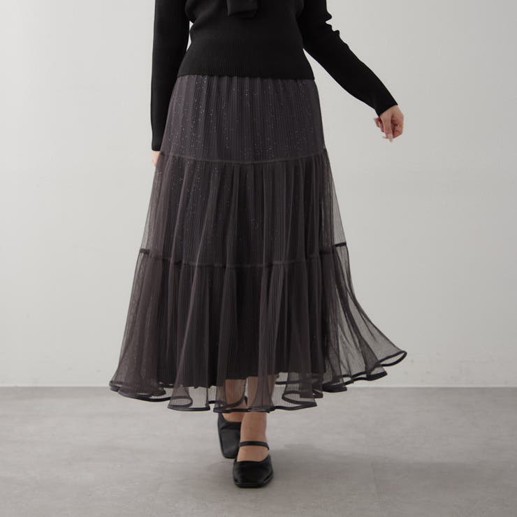 キラキラチュールスカート | RMAF　NICE CLAUP / OLIVE des OLIVE | 詳細画像30 