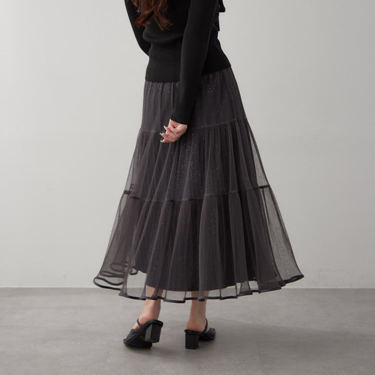 キラキラチュールスカート | RMAF　NICE CLAUP / OLIVE des OLIVE | 詳細画像32 