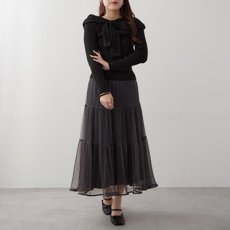 キラキラチュールスカート | RMAF　NICE CLAUP / OLIVE des OLIVE | 詳細画像33 