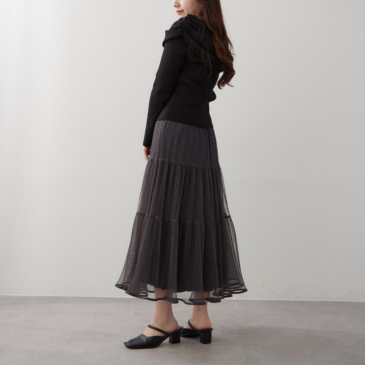 キラキラチュールスカート | RMAF　NICE CLAUP / OLIVE des OLIVE | 詳細画像36 