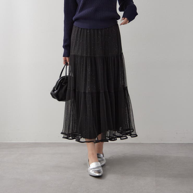 キラキラチュールスカート | RMAF　NICE CLAUP / OLIVE des OLIVE | 詳細画像38 
