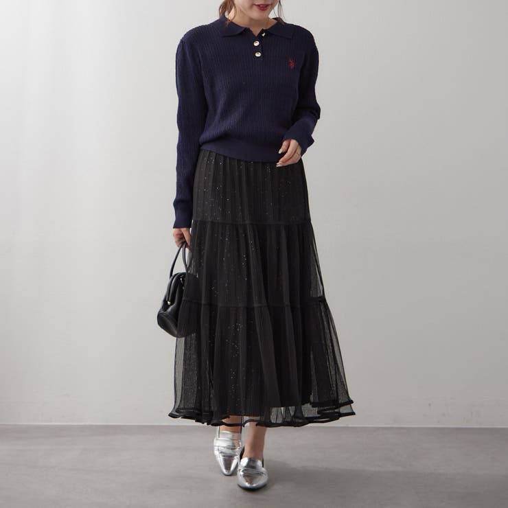 キラキラチュールスカート | RMAF　NICE CLAUP / OLIVE des OLIVE | 詳細画像44 