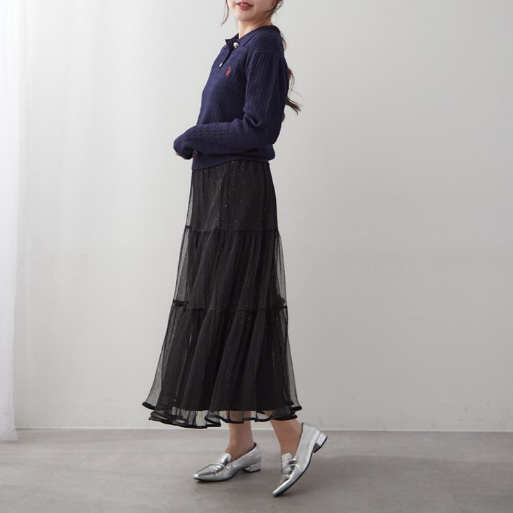 キラキラチュールスカート | RMAF　NICE CLAUP / OLIVE des OLIVE | 詳細画像45 