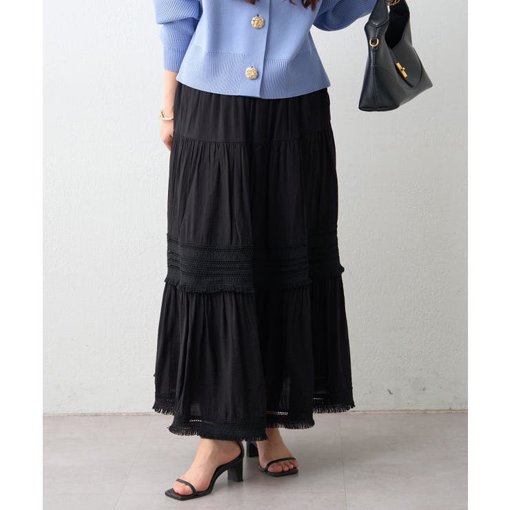 ティアードスカート | RMAF　NICE CLAUP / OLIVE des OLIVE | 詳細画像11 