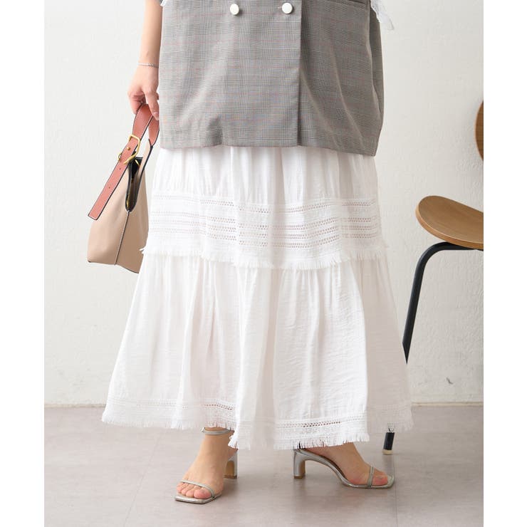 ティアードスカート | RMAF　NICE CLAUP / OLIVE des OLIVE | 詳細画像18 