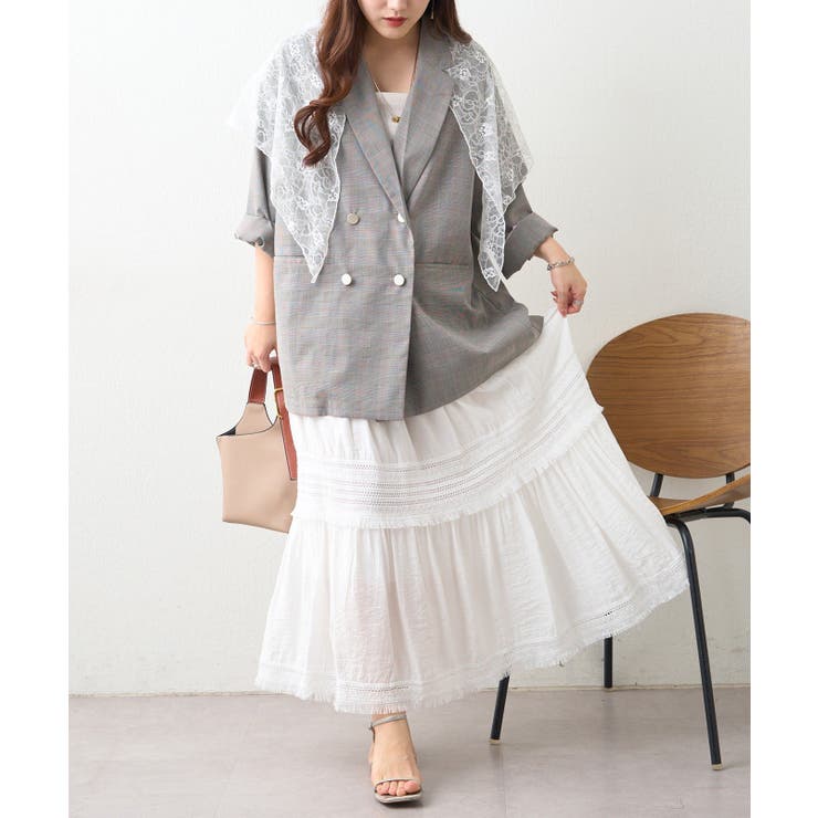 ティアードスカート | RMAF　NICE CLAUP / OLIVE des OLIVE | 詳細画像22 