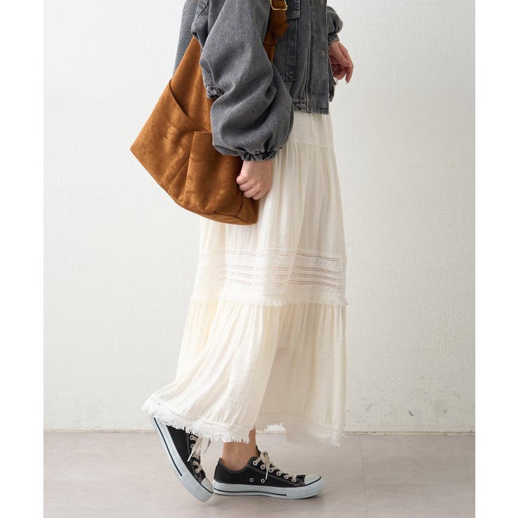 ティアードスカート | RMAF　NICE CLAUP / OLIVE des OLIVE | 詳細画像4 