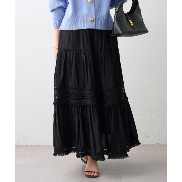 ブラック | ティアードスカート | RMAF　NICE CLAUP / OLIVE des OLIVE