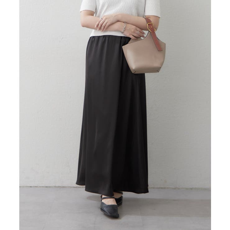ブラック | 【無地/ドット柄】マーメイドスカート | RMAF　NICE CLAUP / OLIVE des OLIVE