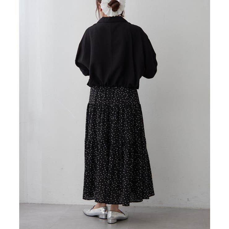 ドットティアードプリーツスカート | RMAF　NICE CLAUP / OLIVE des OLIVE | 詳細画像15 