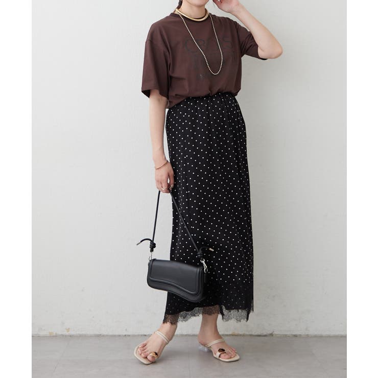 ドット裾レースナロースカート | RMAF　NICE CLAUP / OLIVE des OLIVE | 詳細画像12 