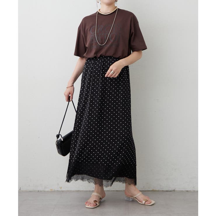 ドット裾レースナロースカート | RMAF　NICE CLAUP / OLIVE des OLIVE | 詳細画像11 