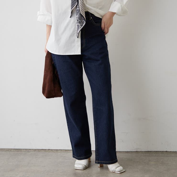 デニムストレートパンツ | RMAF　NICE CLAUP / OLIVE des OLIVE | 詳細画像7 