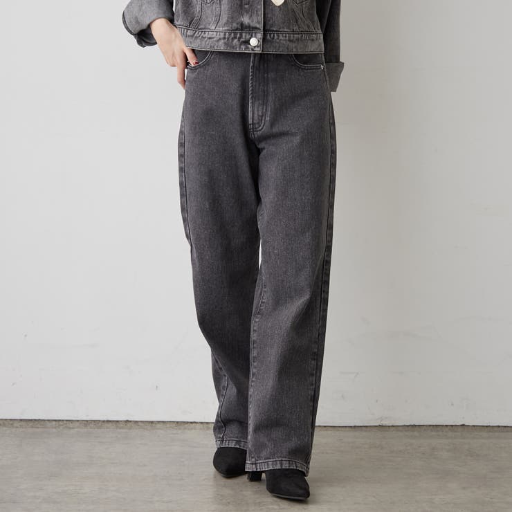 デニムストレートパンツ | RMAF　NICE CLAUP / OLIVE des OLIVE | 詳細画像11 