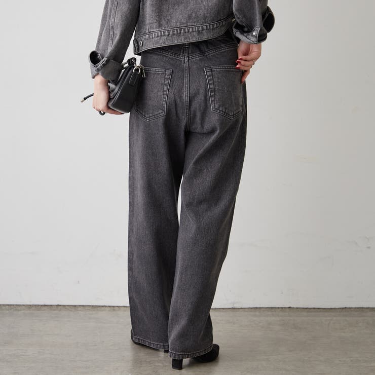 デニムストレートパンツ | RMAF　NICE CLAUP / OLIVE des OLIVE | 詳細画像14 