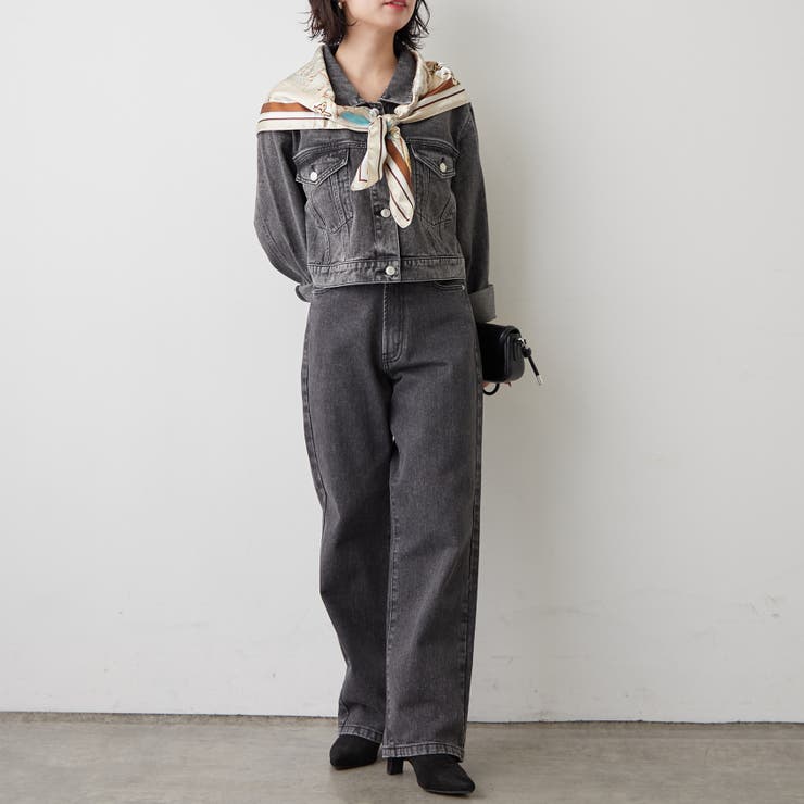 デニムストレートパンツ | RMAF　NICE CLAUP / OLIVE des OLIVE | 詳細画像15 