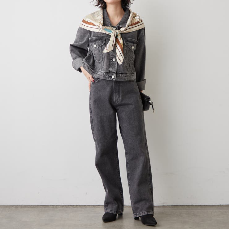 デニムストレートパンツ | RMAF　NICE CLAUP / OLIVE des OLIVE | 詳細画像16 