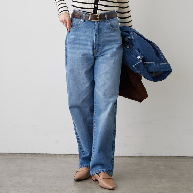 フェード | デニムストレートパンツ | RMAF　NICE CLAUP / OLIVE des OLIVE