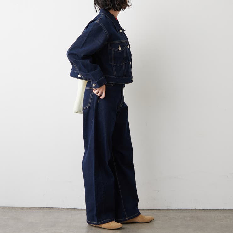 デニムカーブラインパンツ | RMAF　NICE CLAUP / OLIVE des OLIVE | 詳細画像8 