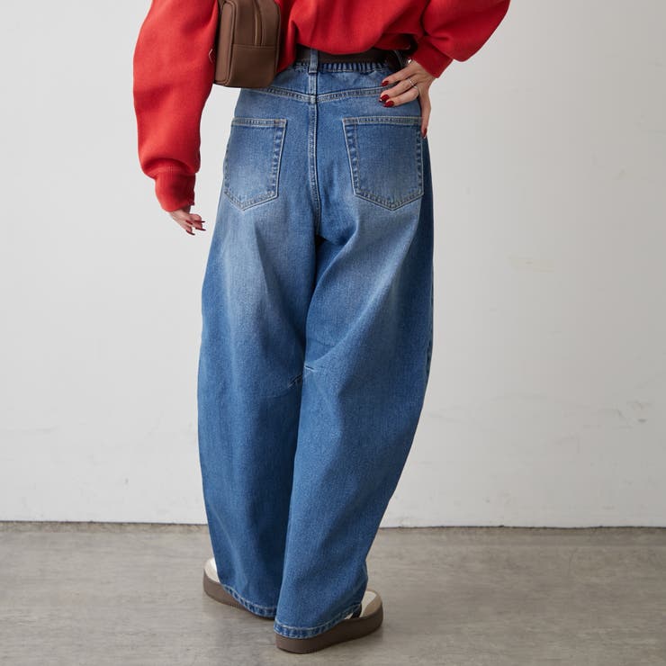 デニムカーブラインパンツ | RMAF　NICE CLAUP / OLIVE des OLIVE | 詳細画像12 