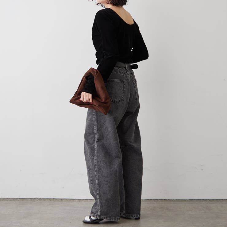 デニムカーブラインパンツ | RMAF　NICE CLAUP / OLIVE des OLIVE | 詳細画像23 