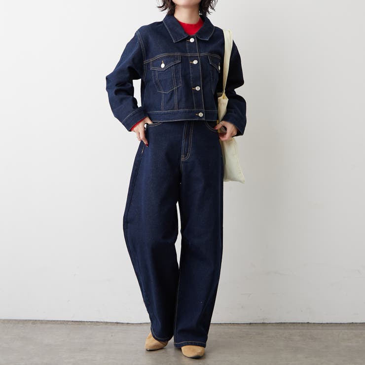 デニムカーブラインパンツ | RMAF　NICE CLAUP / OLIVE des OLIVE | 詳細画像5 