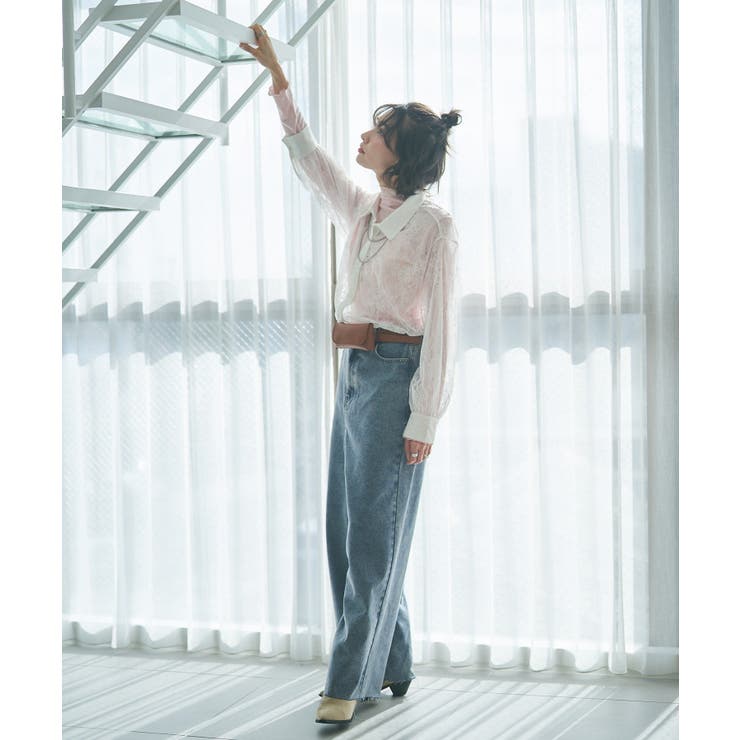 デニムリメイクライクワイドパンツ | RMAF　NICE CLAUP / OLIVE des OLIVE | 詳細画像7 