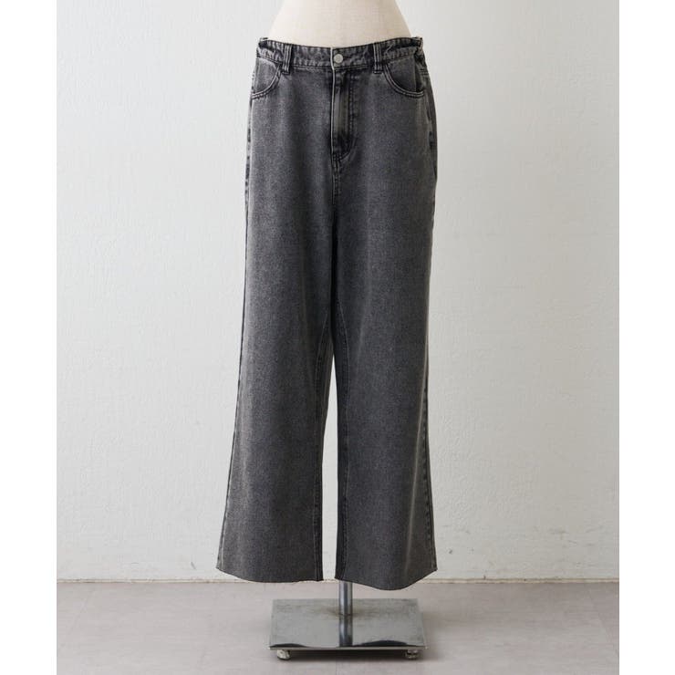 デニムリメイクライクワイドパンツ | RMAF　NICE CLAUP / OLIVE des OLIVE | 詳細画像18 