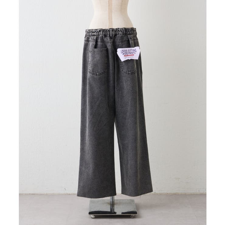 デニムリメイクライクワイドパンツ | RMAF　NICE CLAUP / OLIVE des OLIVE | 詳細画像20 