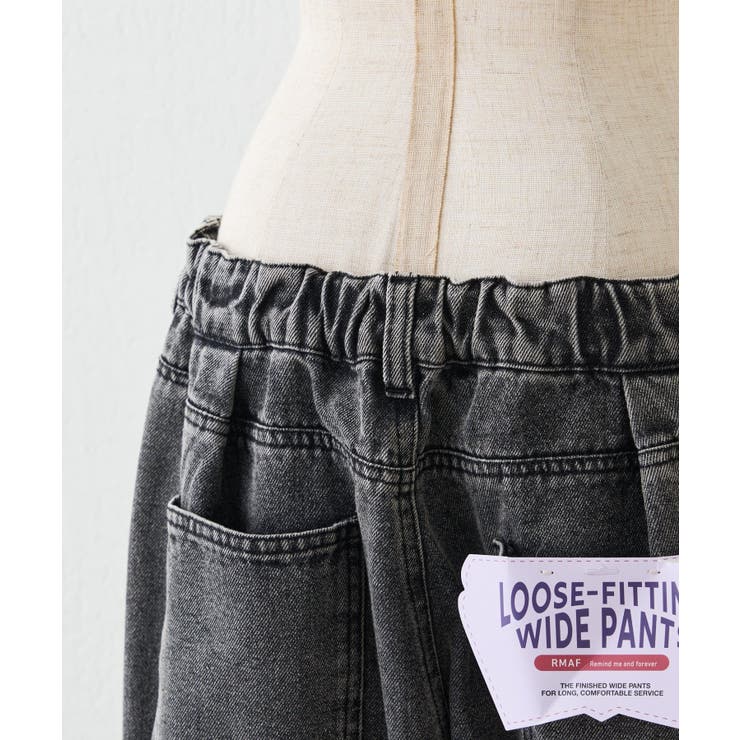 デニムリメイクライクワイドパンツ | RMAF　NICE CLAUP / OLIVE des OLIVE | 詳細画像22 