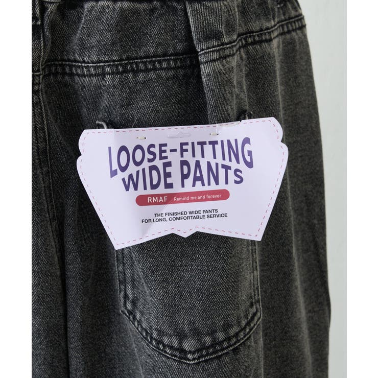 デニムリメイクライクワイドパンツ | RMAF　NICE CLAUP / OLIVE des OLIVE | 詳細画像24 